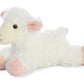 Aurora® Adorable Mini Flopsie™ Lana™ Stuffed Animal - Playful Ease - Timeless Companions - White 8 Inches