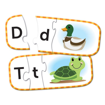Learning Resources Alphabet Puzzle Cards, Kindergarten Readniness, Self Correcting Puzzles, Ages 4+, Multi