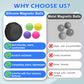Magnetic Sensory Fidget Balls - 4-Pack Silicone Weighted Stress Relief Toys For Kids, Teens & Adults - Quiet, Textured Magnet Fi
