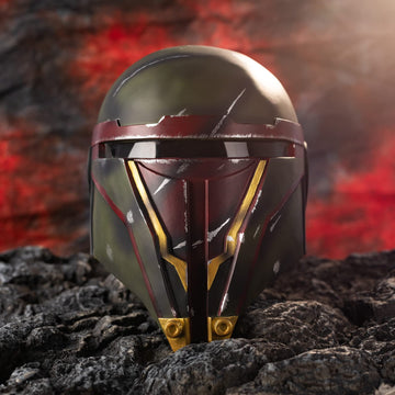 Evere SW Mando Cosplay Helmet Darth Revan Din Djarin Premium Mask Roleplay Prop DIY Collectible (D Revan)