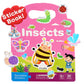 Reusable Sticker Books For Toddlers 2-4 Years, Sticker Books For Kids 1-3, Birthday Gifts For Kids Toddler Boys Girls Travel Toys (Insects)