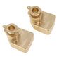 MEUS RACING UTB18 Brass Rear Outer Portal Covers Weights for Axial UTB18 Capra Trail Buggy #AXI212012 Upgrade Parts, Gold