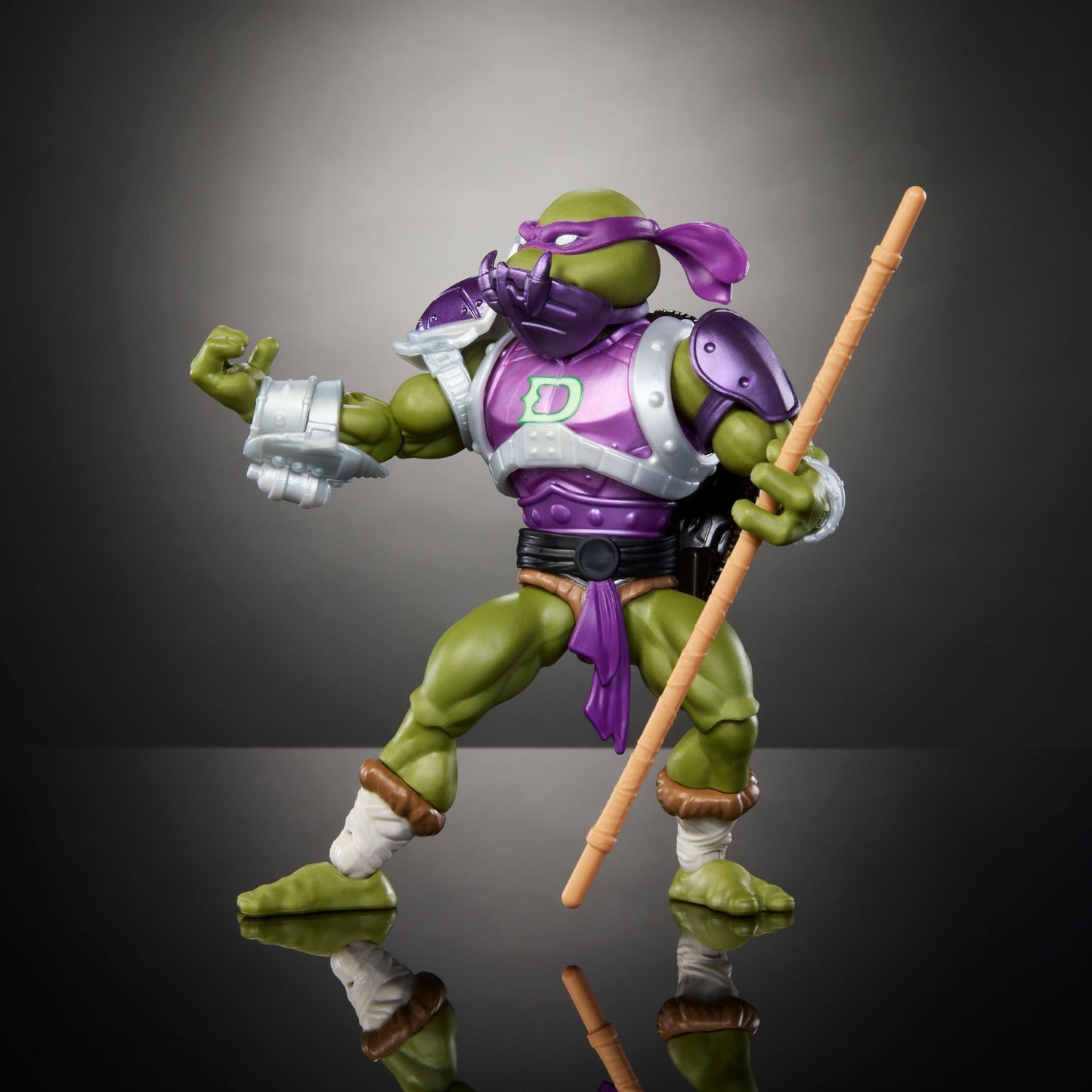 Masters of the Universe Origins Turtles of Grayskull Donatello Reptile Wars Posable Action Figure  Teenage Mutant Ninja & Motu Crossover Donnie Toy