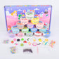 15 Pack Butter Slime Kit with Fruits Charms, Birthday Gift, Slime Party Favors for Girls and Boys, Super Soft & Non-Sticky, Scen