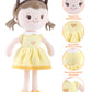 GAGAKU Soft Plush Baby Doll for Girls (12 ) - My First Baby Doll Gift for Girls  Toddlers & Infants  Machine Washable Rag Doll Toy - Puff Girl