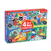 Mudpuppy Kindness 4-In-A-Box Puzzle Set - Includes 4 Progressive Jigsaw Puzzles For Kids With 4-12 Pieces - Features Colorful An