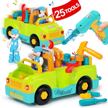 MONLEKIDS 2 Year Old Boy Toys for 2 Year Old Boy Birthday Gift, Toddler Toys 2-3 with Electric Drill Toys for 3 Year Old Boys, T