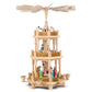 Alexander Taron 16720 Richard Glaesser Pyramid-3 tiers-Nativity-17.25 H W x 12.5, Brown