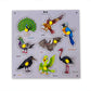 Khilonewale Kids Multicolor Wooden Birds Puzzles for Kids  Knob Puzzle Set, Educational Learning Board Toy for Children (20cm 