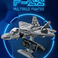 SEMKY F-22 Raptor Fighter Jet Building Block Set - 626 Pieces, Grey/Black, Plastic Model QS88011 for Kids and Adults