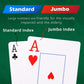 Metsyth Plastic Waterproof Playing Cards 4 Pack Poker Cards Jumbo Index Large Print Playing Cards For Adults Seniors Bulk Decks