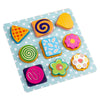 UJEAVETTE Play Toy Food Set Role Play Realistic Preschool Early Learning for Children Kids Cookies