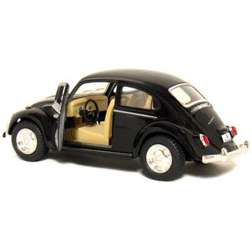 5'' 1967 Volkswagen Classic Beetle 1:32 Scale (Black) by Kinsmart