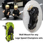 Wall Mount For Brick Cars And Figure,Wall Mount For Any Lego Speed Champions Sets Wall Bracket For Lego Speed Of Champions With A Base For The Pilot, 3Pcs Black