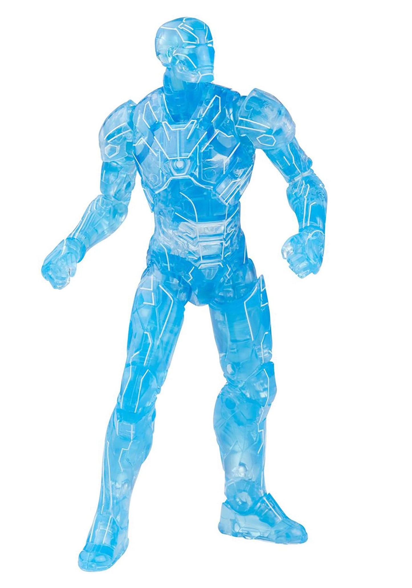 Marvel Hasbro Legends Series 6-inch Hologram Iron Man Action Figure Toy  enhanced Design and Articulation Includes 2 Accessories and 1 Build-A-Figure Part