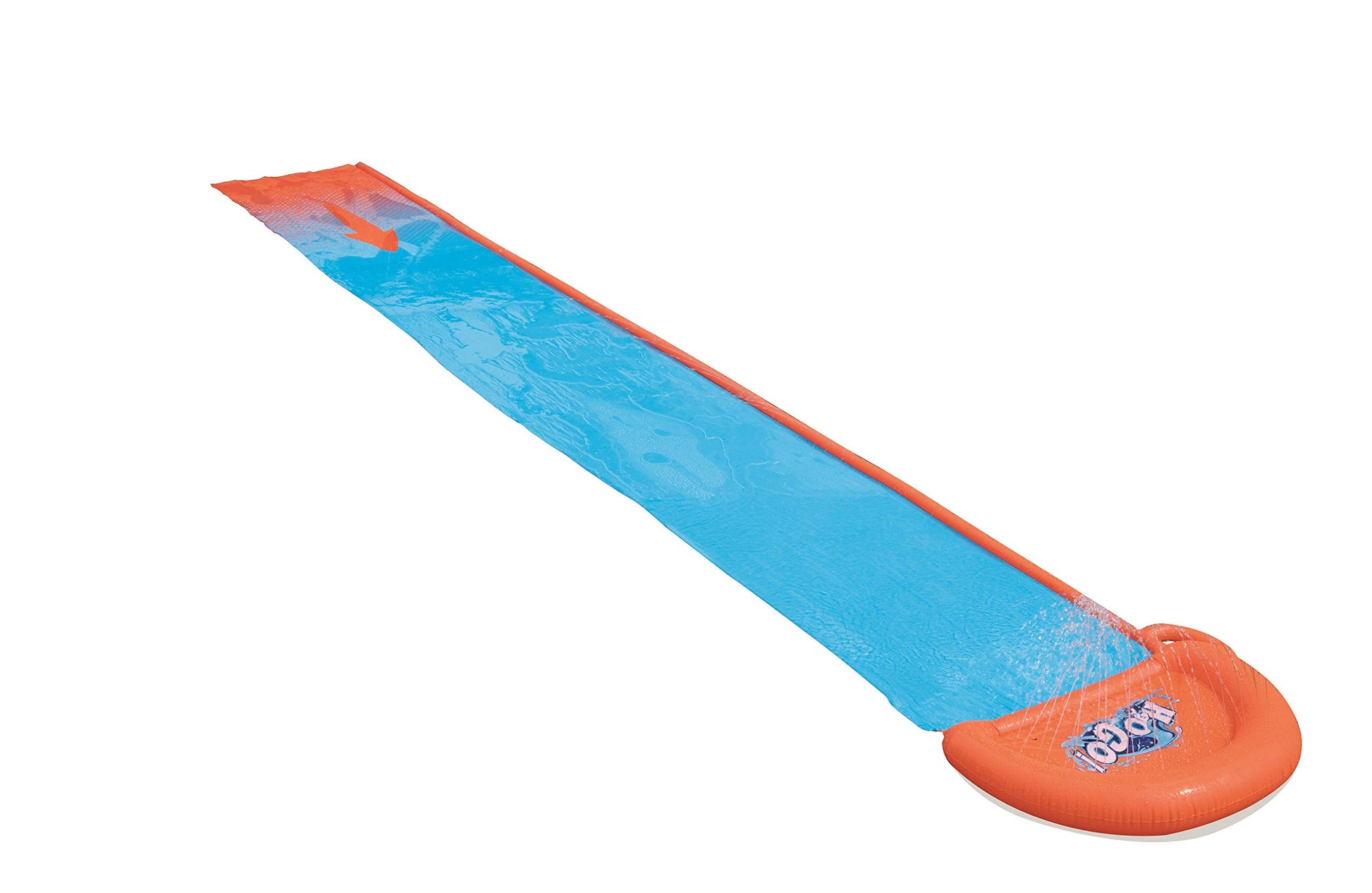 Bestway H20Go! Single Water Slide, 5.5 M Inflatable Slip And Slide With Built-In Sprinklers