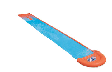 Bestway H20Go! Single Water Slide, 5.5 M Inflatable Slip And Slide With Built-In Sprinklers