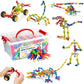 Stem Kids Building Toys For Ages 6-8 Boys Girls, 125 Pcs Building Blocks Games For Boys 3-5, Educational Learning Toys For 3 4 5 6 7 8 Year Old, With Large Storage Box, Ideal Christmas Birthday Gifts