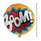 Fun Express Superhero Mylar Balloon 18 inch - City Scape and Comic Designs - Birthday Party Decor - VBS Vacation Bible School Su
