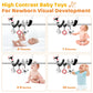 Fati Car Seat Toys For Babies 0-6 Months, Carseat Toys Hanging Toys For Newborns, Black And White High Contrast Toy For Baby 0-3