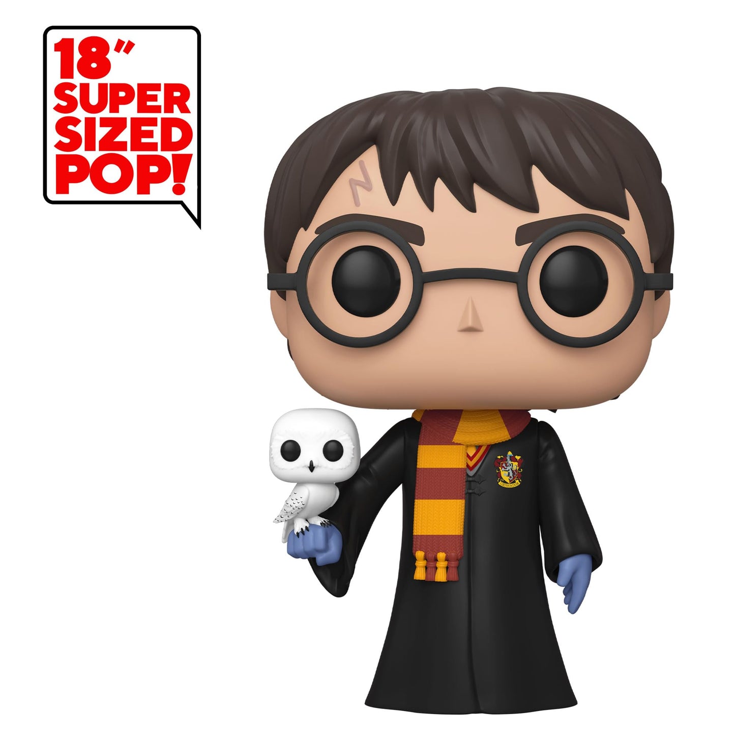 Funko Pop! Harry Potter with Hedwig 18 Inch Super Sized Vinyl Figure - Multicolor, Model 48054
