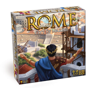 R&R Games Rome: City of Marble - Strategic Tile-Laying Game, Model 450R, Perfect for Family Game Night, Paper Material