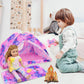Ecore Fun 11 Items 18 Inch Girl Dolls Camping Tent Set And Accessories Including 18 Inch Doll Camping Tent Clothes Set Campfire Chocolate Biscuit Binoculars Etc