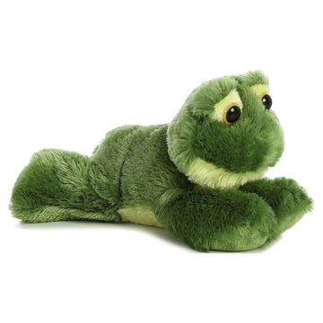Aurora® Adorable Mini Flopsie™ Frolick Frog Stuffed Animal - Playful Ease - Timeless Companions - Green 8 Inches