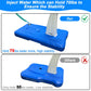 Pool Basketball Hoop Poolside, Large Pool Summer Water Basketball Hoop Game Toys with Lengthen Sturdy Base for Kids Boys Girls,