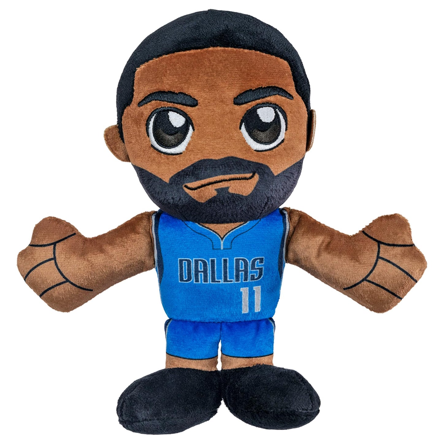 Bleacher Creatures Kyrie Irving 8" Plush Doll - Dallas Mavericks, Soft Crystal Velboa Chibi Toy, Model K8-NBP-MAV-KIR