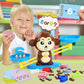 Bakam Monkey Balance Scale Toy, Number Counting Blocks Games, Montessori Math Games For Kids 5-7, Preschool Kindergarten Learnin