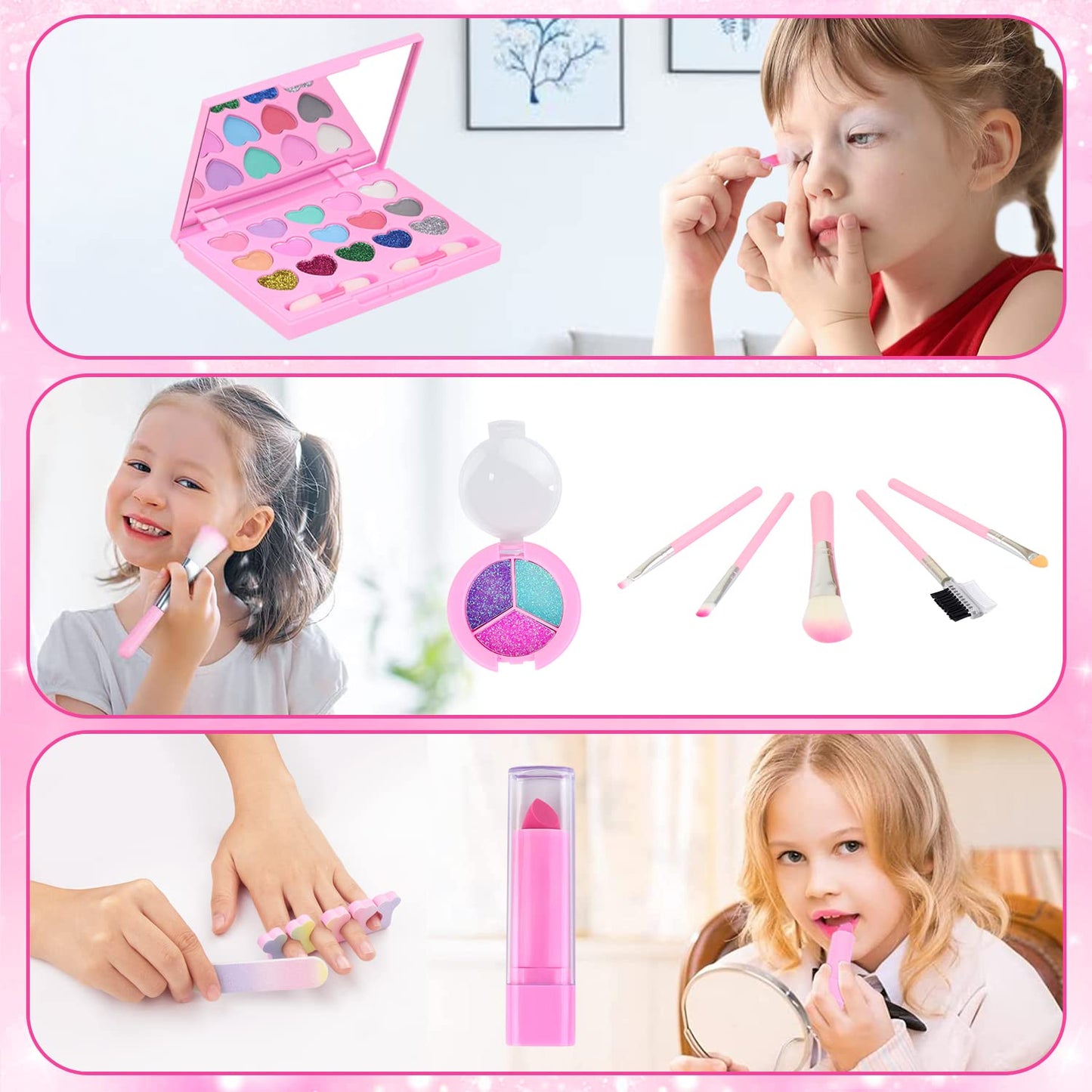 UNICORN ELEMENT 18 Inch Doll Accessories Set - 15 Pcs Dress & Makeup, Polyester, Model HZP-15, Perfect for Generation Dolls