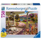 Ravensburger Cozy Front Porch 750 Piece Large Format Jigsaw Puzzle | Premium Quality | Unique Softclick Technology For An Enriching Experience