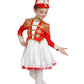 Dress Up America Drum Majorette Costume For Girls - Marching Band Uniform For Kids Red