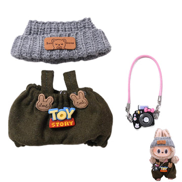 2025 New Clothes For Labubu Outfit, Exquisite Accessories For Labubu,Cute Clothes Set For 17 Cm Labubu Accessories (#H)