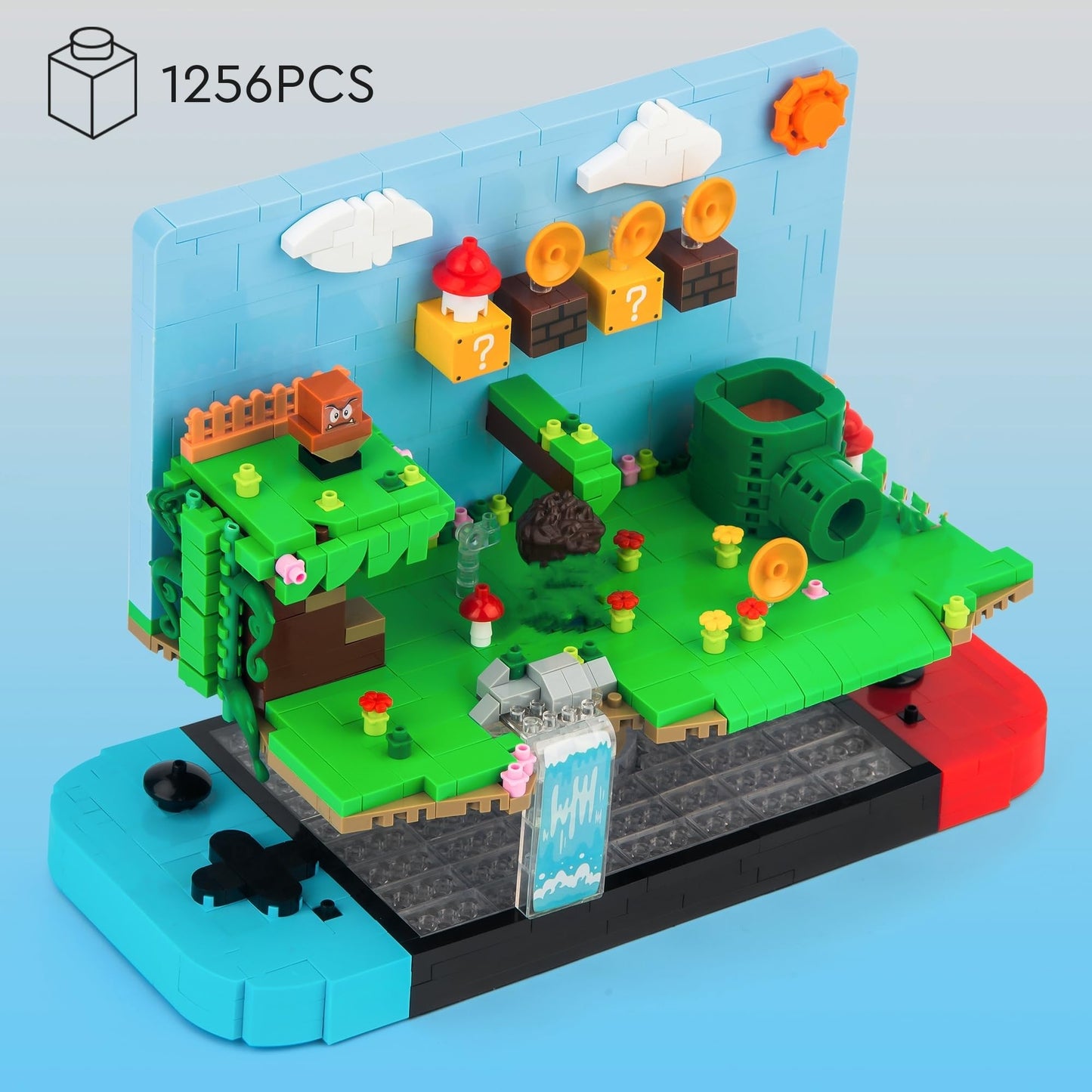 Vziimo Super Game Building Sets,Cool Building Blocks Kits For Adults, 3D Anime Scene Model Creative Idea Gift For Boys Teens Kid
