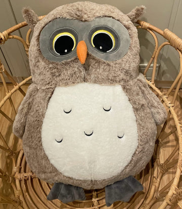 Ryttir 10 Inch Chubby Mini Owl Stuffed Animal, Adventure Stuffed Owl Toy, Brave Boy'S And Girl'S Room Owl Plush Decor, Funny Owl Plushies For Kids And Women