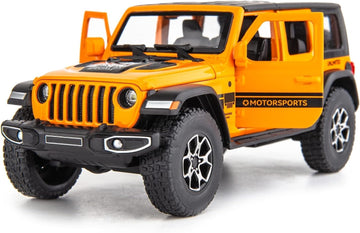 WAKAKAC Compatible for 1/32 Wrangler Alloy Diecast Pull Back Model Car Collectible Gift with Light and Sound Toy Vehicle for Kid