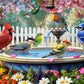 Springbok Birds of Spring 500 Piece Puzzle for mature-themeds - Features North American Wildbirds