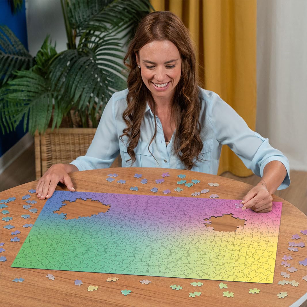 Ravensburger Krypt Gradient 631 Piece Challenge Jigsaw Puzzle For Adults - 12000146 - Handcrafted Tooling, Made In Germany, Ever