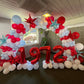 Paticool 40 Inch Red Number Balloon 9, Large Number Foil Balloons Mylar For Girl Boy Birthday Party Celebration Decorations Supp