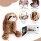 Wtdeplush Weighted Sloth Plush Stuffed Animals, Microwavable Stuffed Animal Heating Pads For Adults & Kids, Plush For Stress Rel