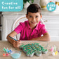 MindWare Paint Your Own Stepping Stone: Turtle - Paint Your Own Stepping Stones for Kids Craft Kit Includes Paint, Brushes and I
