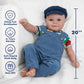 BABESIDE Reborn Baby Dolls Boy - 20 inch Handmade Realistic Soft Vinyl Body Life Like Realistic Newborn Baby Dolls for Girls Boy