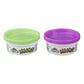 Play-Doh Krackle Slime Purple & Green 2 Pack Of Slime Compound With Beads For Kids 3 Years & Up
