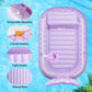 Heysplash Inflatable Tanning Lounger Float - Adults' Swimming Pool Float, Purple