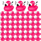 Flamingo Rubber Duckies For Kids, 12Pcs Pink Flamingo Duck Bath Toys Cute Floating Squeaky Mini Rubber Ducks For Baby Shower, Ca