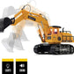Top Race Remote Control Dump Truck - 5-Channel Electric Radio Control Construction Vehicles - Realistic Toy with Lights and Soun