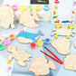 LARDUX Under The Sea Party Favors, 24PCS DIY Sea Ocean Animals Party Favors Wooden Arts & Crafts Painting Kit for Kids, Glow in