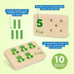 Tookyland Peg Board Toddler Toys, Counting Wooden Toys With 55 Pegs, Wooden Math Manipulatives,Montessori Math And Numbers For Kids & Kindergarten Learning Activities